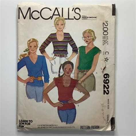 Other Mccalls 6922 Sewing Pattern Poshmark