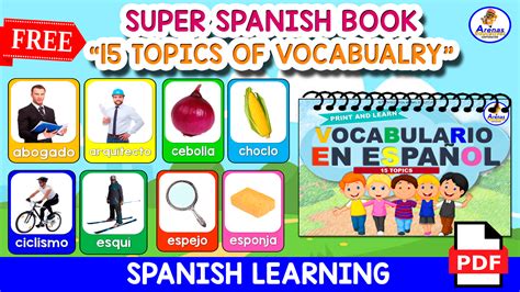 SUPER SPANISH VOCABULARY BOOK | 122 pages by Teach Simple