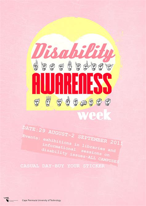 Disability awareness posters on Behance