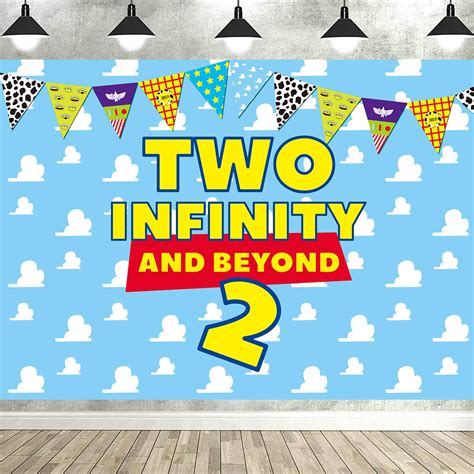 Buy Heeton Two Infinity And Beyond Backdrop Buzz Banner Light Year Toy