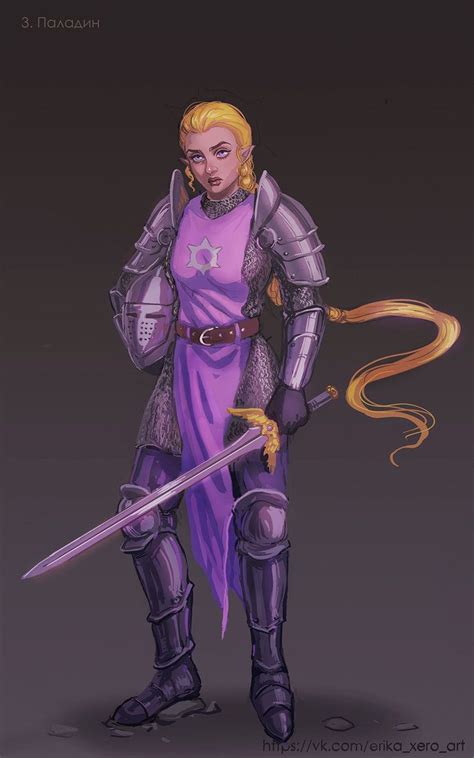 Rpg Female Character Portraits Character Portraits Paladin Female