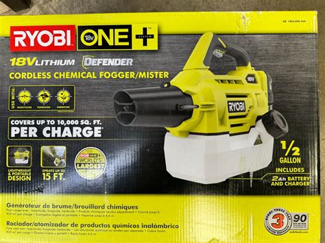 Ryobi P2805btl P2850 One18 Volt 18v Cordless Chemical Foggermister