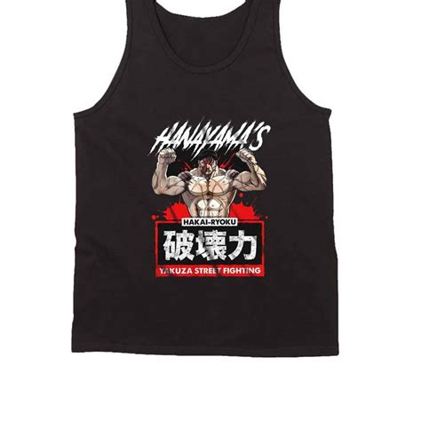 Hanayama Yakuza Street Fighting Baki Hanma Baki The Grrappler Tank Top