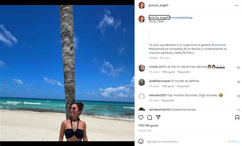 El Temerario S Wife Priscila Wears A Sexy Bikini In Mexico