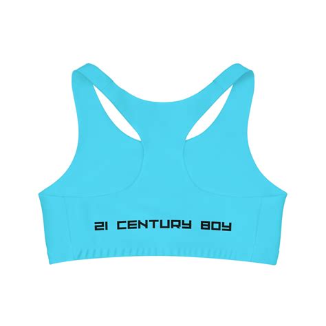 St Century Boy Anime Hentai Blue Hair Sports Bra Femboy Etsy