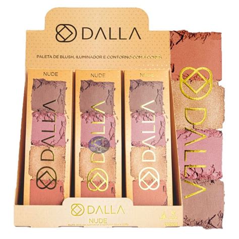 Dalla Paleta Blush Iluminador Contorno Nude Dl Und