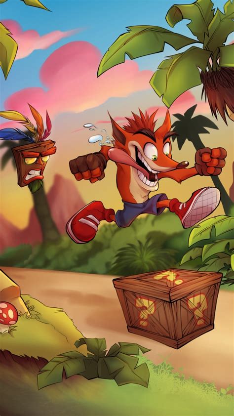 Télécharger fonds d écran pour téléphone Uka Uka Crash Bandicoot