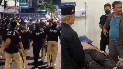 Rombongan Pesilat PSHT Jember Jawa Timur Ngamuk Keroyok Anggota Polisi