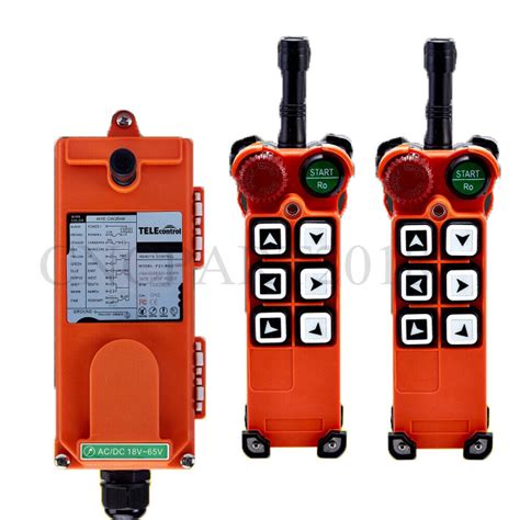 Industrial Wireless Radio Remote Control For Overhead Crane F E Two