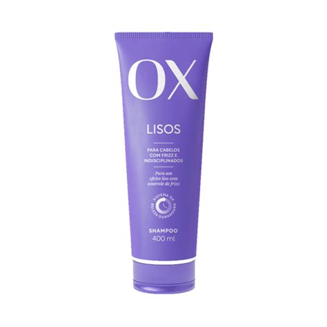 Shampoo Ox Lisos 400ml Supermercados Pague Menos