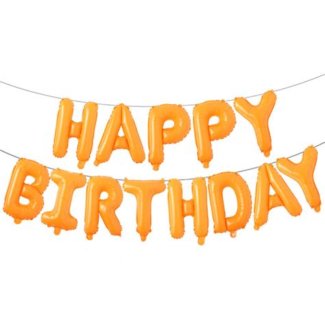 Amazon.com: Happy Birthday Balloons, Aluminum Foil Banner Balloons for ...