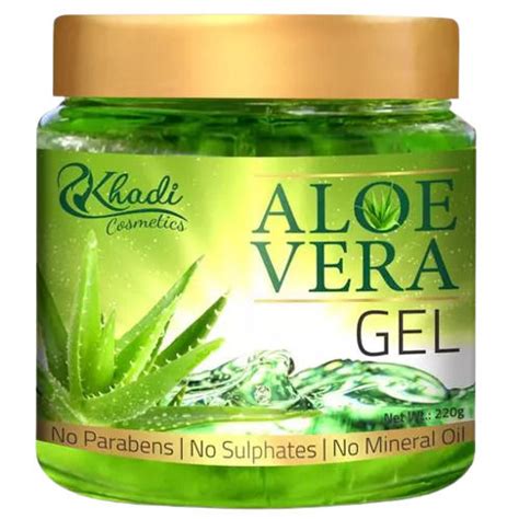 220 Gram Cosmetics Natural Aloe Vera Gel For Skin And Hair Care