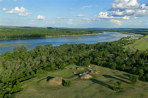 Mandan Village Missouri River Bismarck North Dakota Aerial Photo