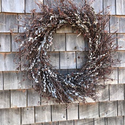 Pussy Willow Wreath Etsy