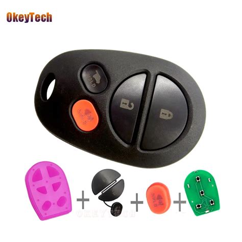 OkeyTech For Toyota Remote Key 3 1 4 Button Keyless Entry Remote