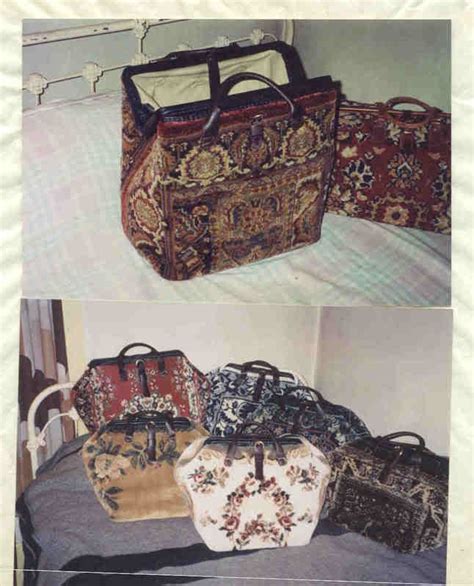 DIY Crafts 2 Carpet Bag Bags Fabric Bags