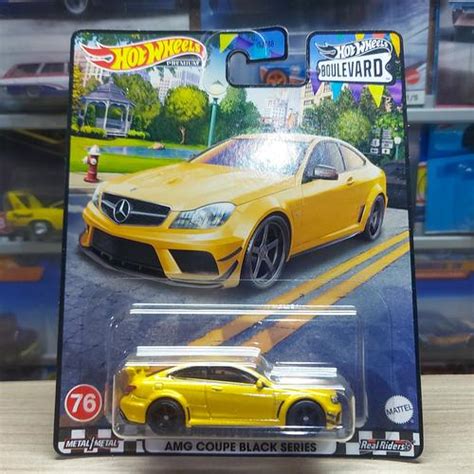 Jual HOT WHEELS 12 MERCEDES BENZ C 63 AMG COUPE BLACK SERIES BOULEVARD Kota Malang X