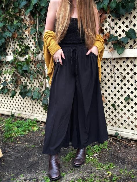 PANT TIA WIDE LEG BLACK Naked Gypsy