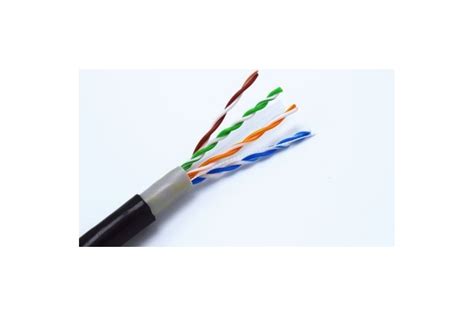 Кабель витая пара 5Bites utp/solid/5e/24awg/copper/pvc+pe/black/outdoor ...