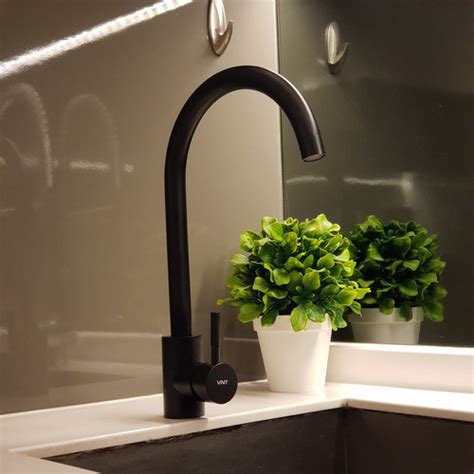 Jual Kran Dapur Hot Cold Stainless Black Kitchen Faucet Keran Hitam Doff Kab Tangerang