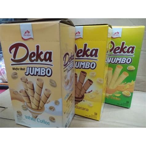 Deka Wafer Roll Jumbo Box Isi Lazada Indonesia