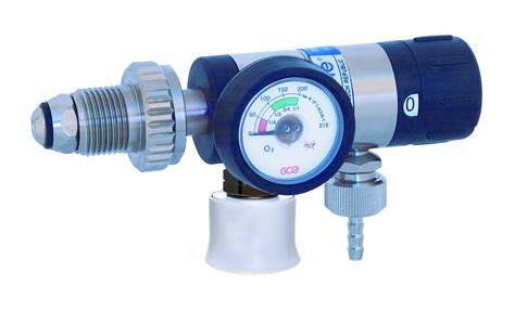 Medical Oxygen Cylinder Regulator Multi Flow Bullnose Speciality