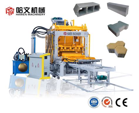 German Technology Servo Motor Vibration Hollow Paving Concrete Block