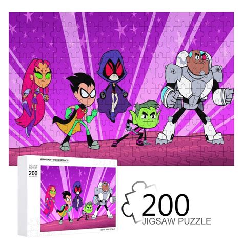 Teen Titans Go Puzzle 200 Pieces Jigsaw Puzzles For Adults Families