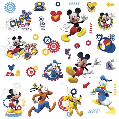 Sticker MICKEY MOUSE CLUBHOUSE 4 Colite De 25 4 Cm X 45 7 Cm