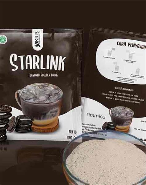 Bubuk Minuman Tiramisu Starlink Kemasan Gr