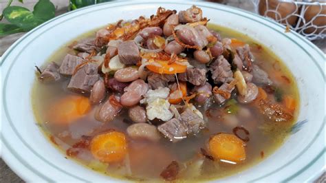 Sup Brenebon Sop Daging Sapi Kacang Merah Khas Manado Dapurayami