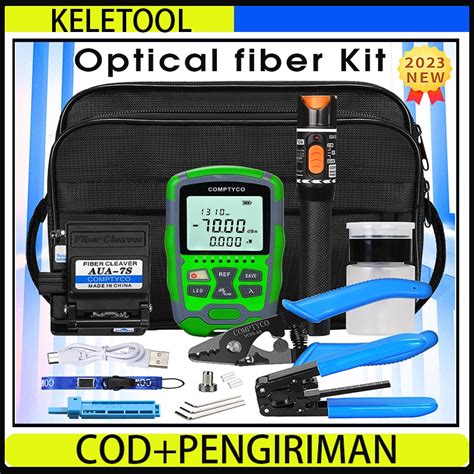 Jual Aua S Alat Serat Connector Fiber Optik Toolkit Set Ftth Kit Kabel