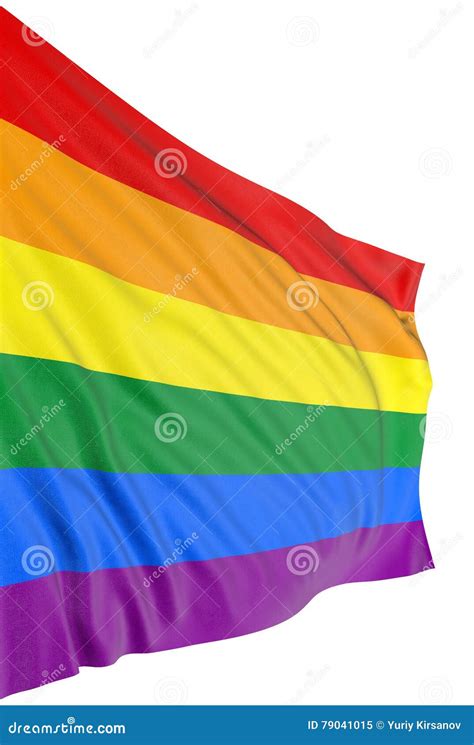 Rainbow Gay Pride Flag Stock Illustration Illustration Of Flag