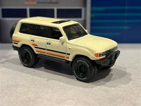 Hot Wheels Toyota Landcruiser Lc With Real Rider Swap Black Wheels Etsy