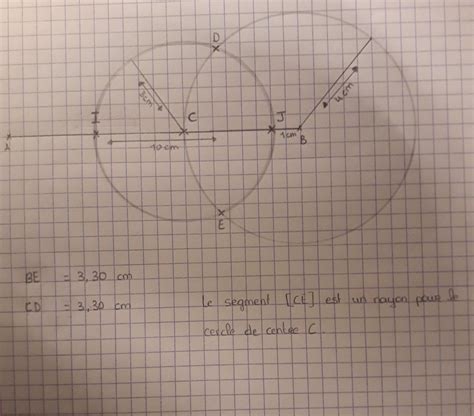 Exercice Tracer Un Segment Ab De Longueur Cm Tracer Le