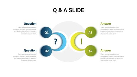 Dual Q&A Slide Presentation Template - SlideKit