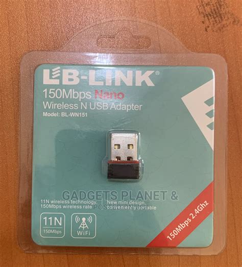 LB LINK 150mbps Nano Wireless N USB Adapter Model BL WN151 In