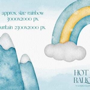 Watercolor Hot Air Balloon Clipart Baby Boy Hot Air Balloon Wreath Watercolor Baby Shower