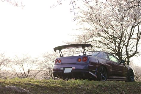 スカイラインクーペの桜とコラボ・サクラと愛車・桜・r34・スカイラインに関するカスタム事例｜車のカスタム情報はcartune