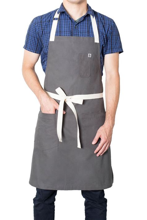 Michael Gray Classic Apron Apron Restaurant Aprons Grey