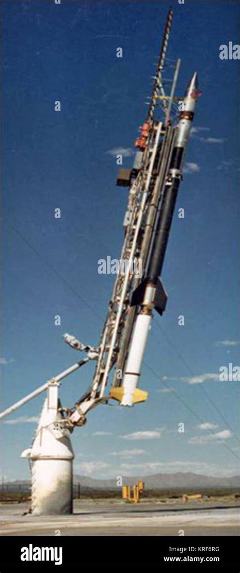 Black Brant IX sounding rocket Stock Photo - Alamy