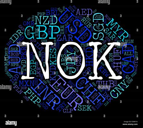 Nok Currency Showing Foreign Exchange And Word Stock Photo - Alamy
