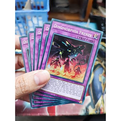 Yugioh Funny Shop 1 lá thẻ bài Dinomorphia Frenzy MP23 EN107