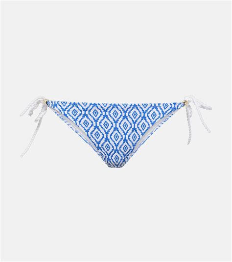 Braga De Bikini Sardinia Estampada En Azul Heidi Klein Mytheresa