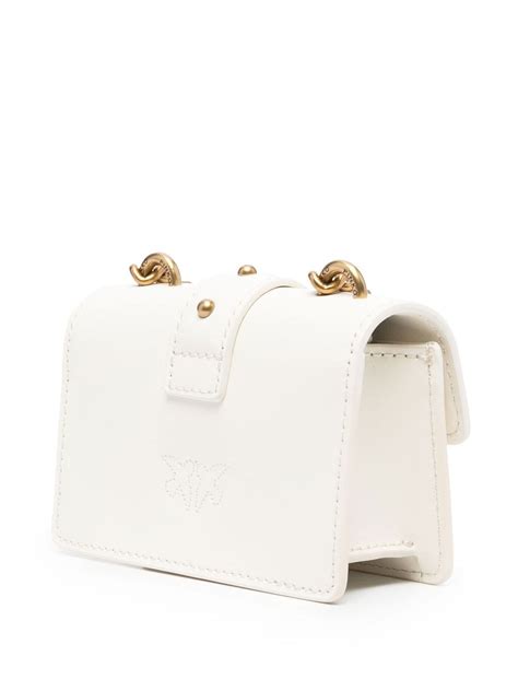 Pinko Love Mini Crossbody Bag White Farfetch