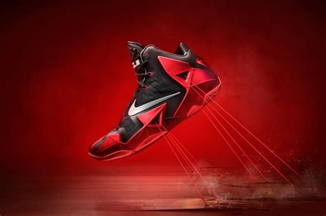 Nike LeBron 11 Black/Metallic Silver-University Red-Bright Crimson ...