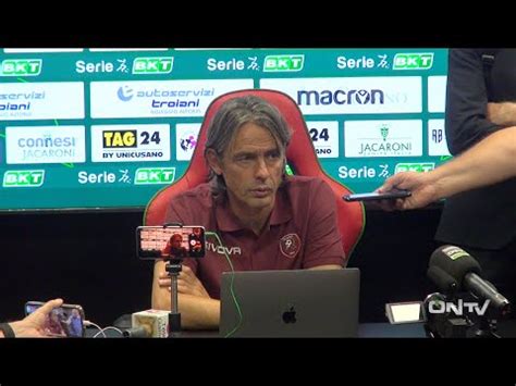 ONTV Inzaghi Post Ternana Reggina 1 0 YouTube