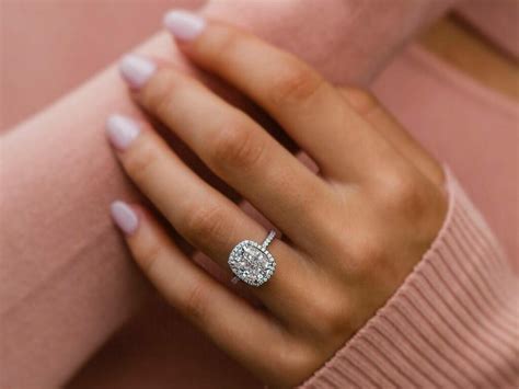 Carat Cushion Cut Engagement Rings