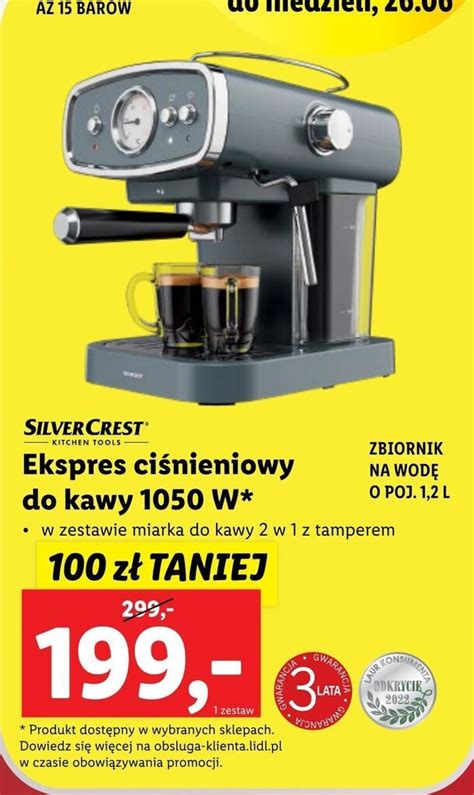 Promocja Ekspresy Do Kawy SilverCrest W Lidl