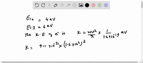 SOLVED The Allowed Energies Of A Simple Atom Are 0 0 EV 4 0 EV And 6